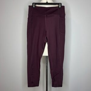 Victoria's Secret - Purple Capri Leggings with Pockets